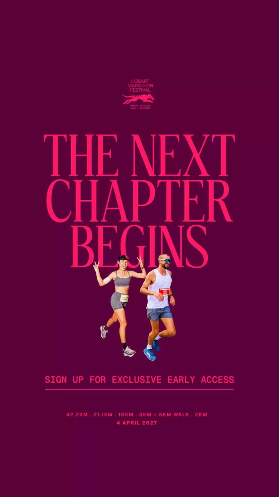 The Next Chapter Begins announcement poster