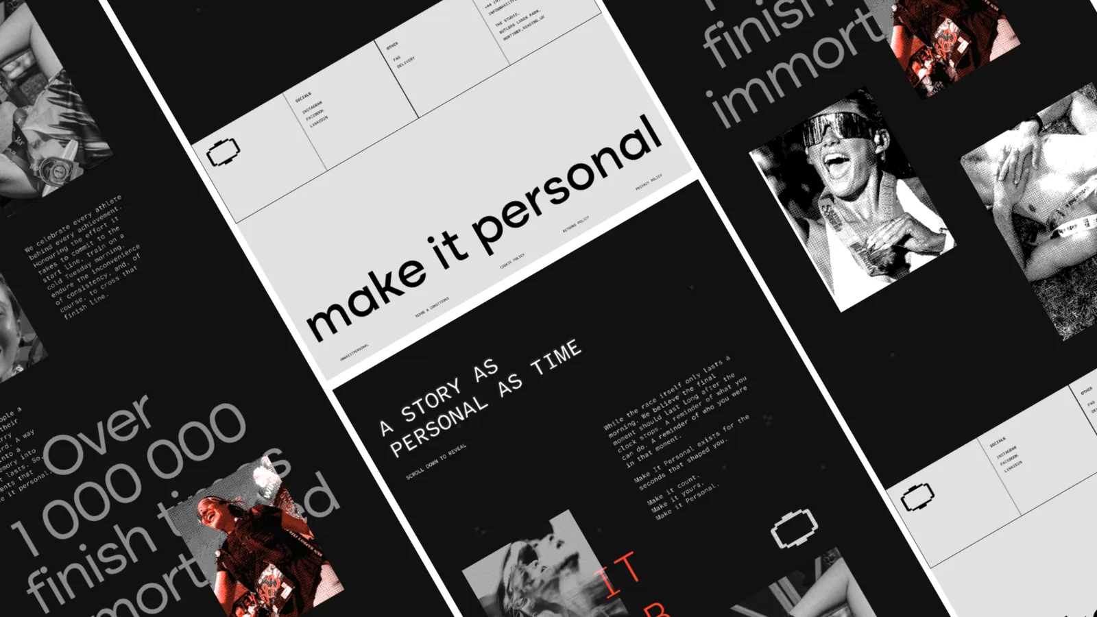 Brand system layout boards