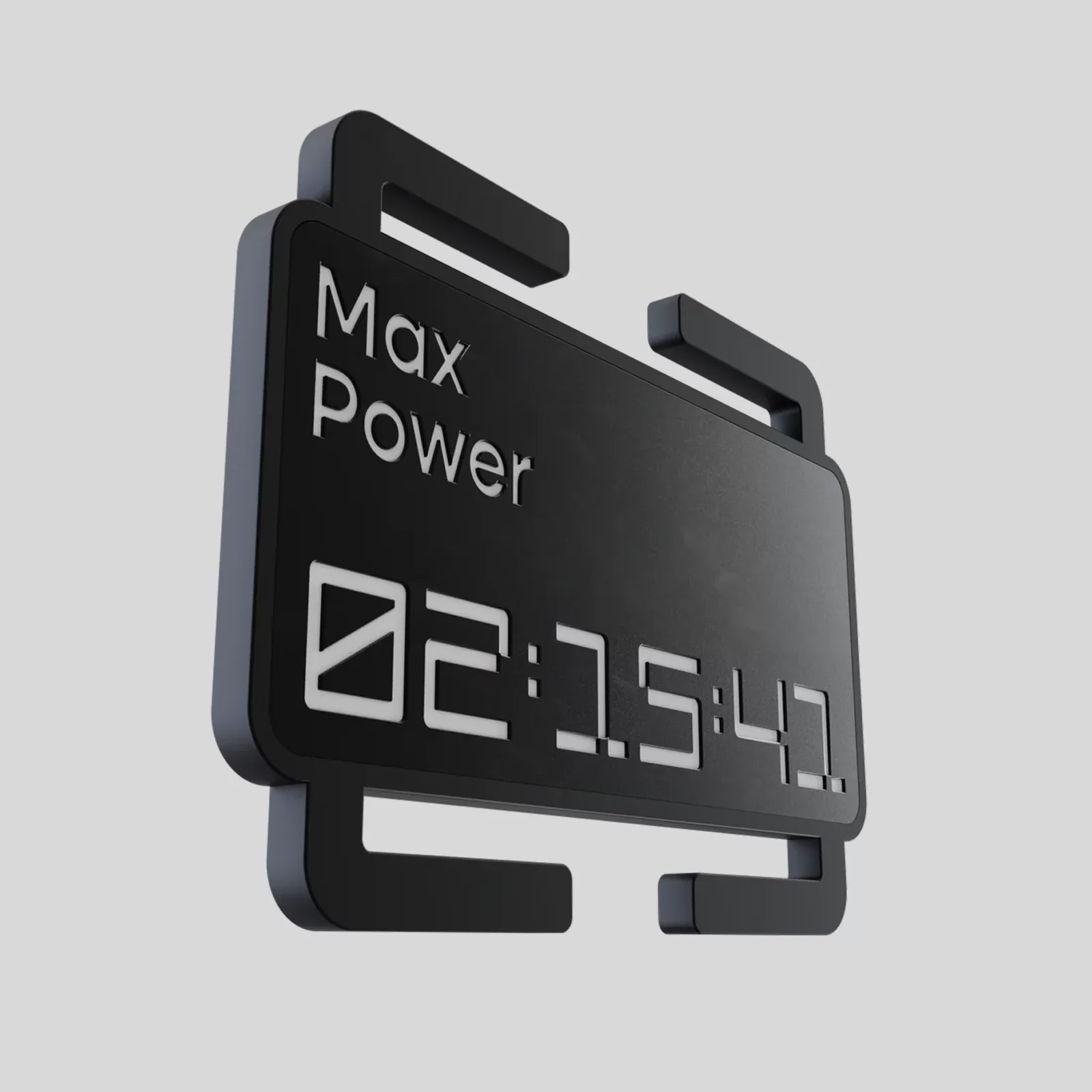 Max Power finisher time display