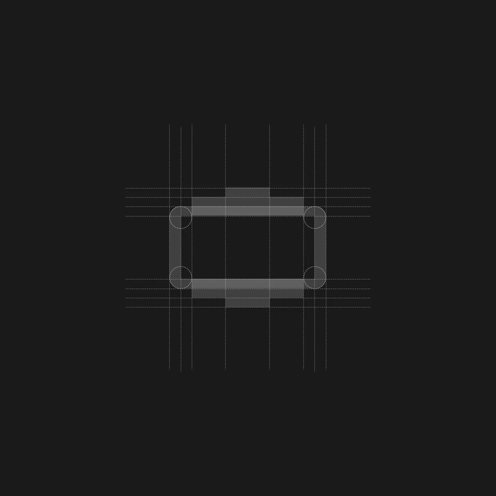 Logo construction grid